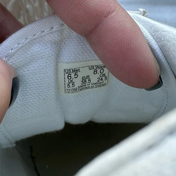 White Platform Vans Old Skool (Women’s 8) - Picture 6 of 6